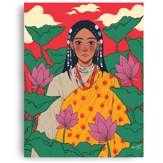 Tibetan Girl (Print)