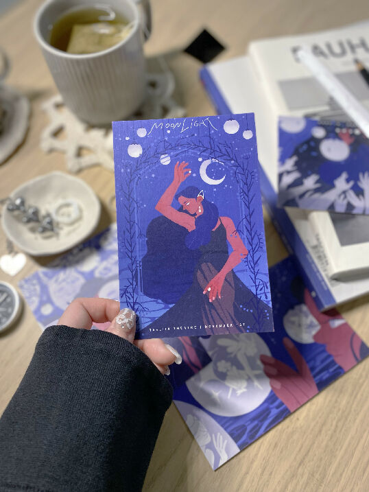 Moonlight | Postcards | Set of 4