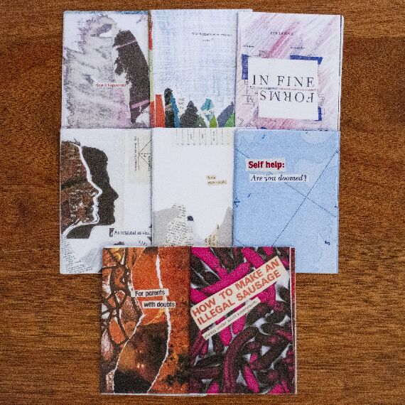 bundle | absurd collage | 8 minizines