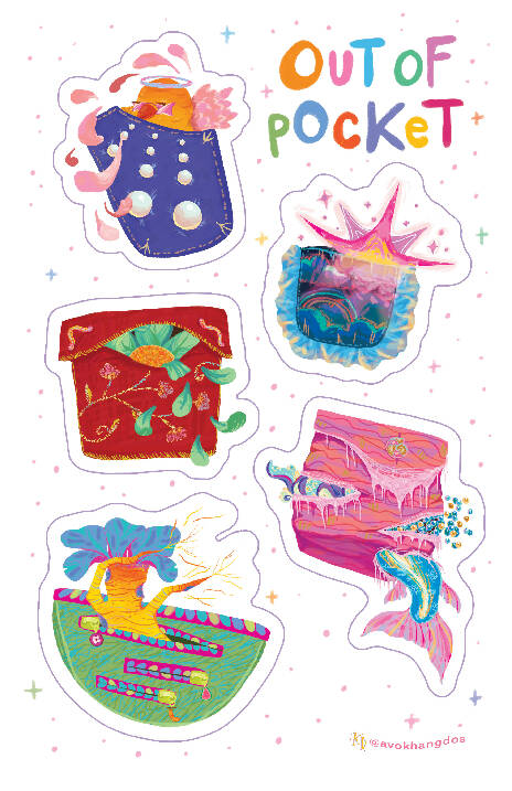 OUT OF POCKET (STICKER SHEET)