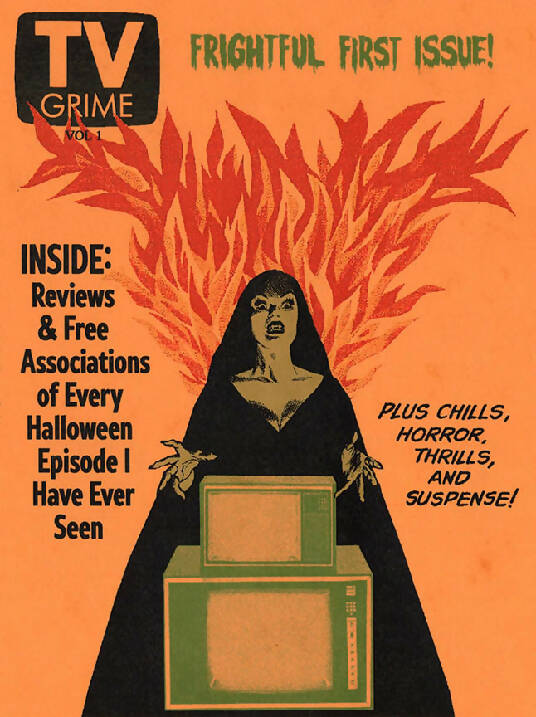 TV GRIME: Guide to Halloween TV episodes zine
