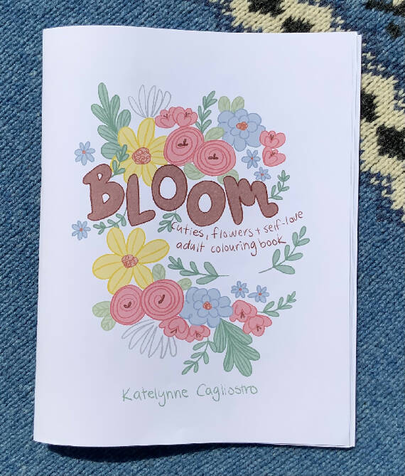 BLOOM: adult colouring book