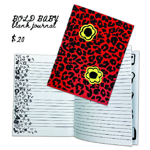 Bold Baby Full Size Blank Journal