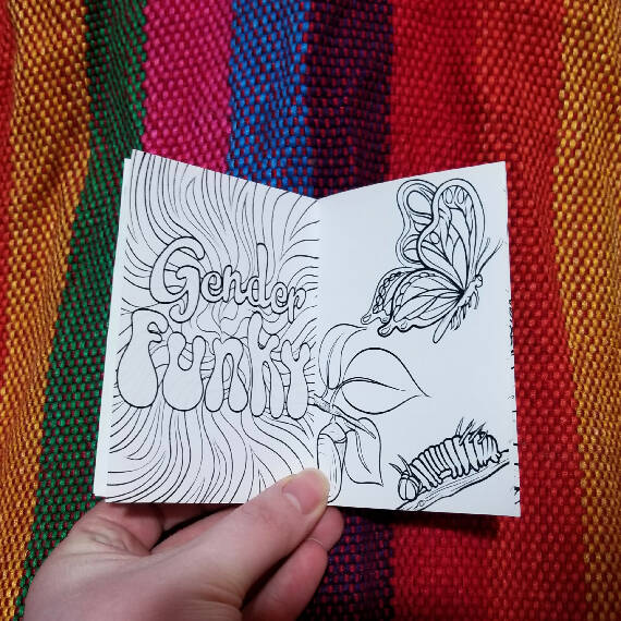 a tiny trans colouring book *Print it Yourself*