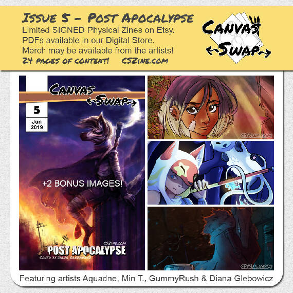 PDF Canvas Swap Zine 5 - Post Apocalypse