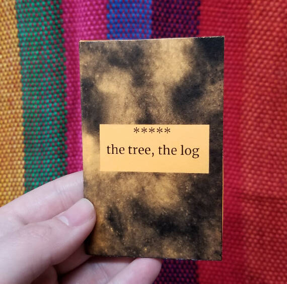 the tree, the log *Print it Yourself*