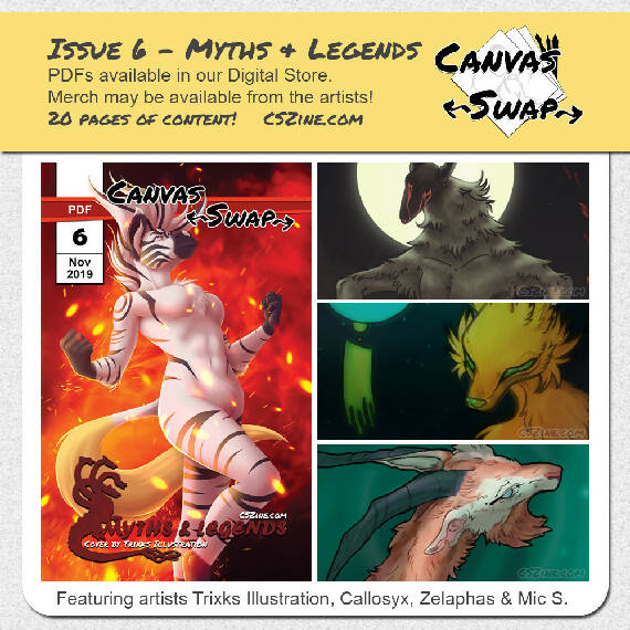 PDF Canvas Swap Zine 6 - Myths & Legends