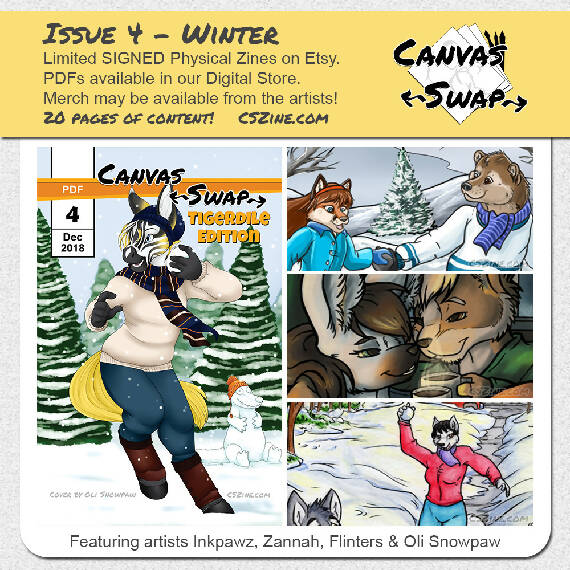PDF Canvas Swap Zine 4 - Winter