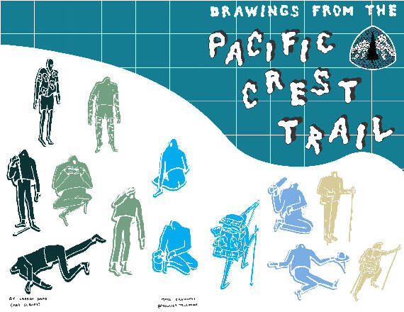 Drawings from the Pacific Crest Trail - A Trail Zine